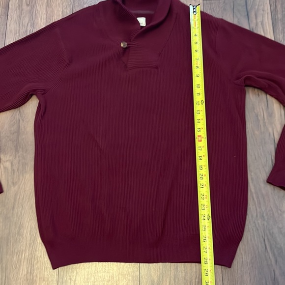 Southern Pines mens burgundy sweater XL - Picture 6 of 7